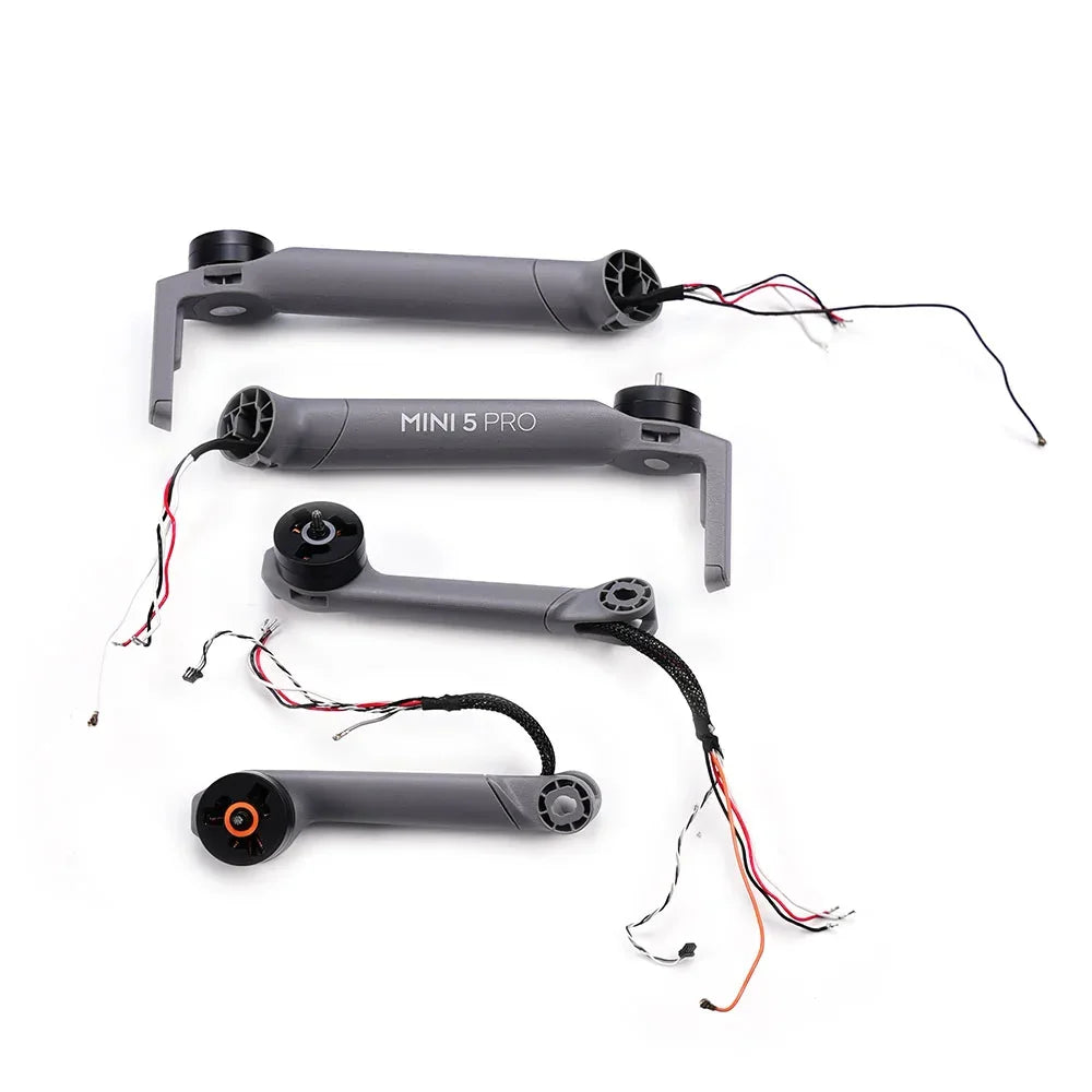 Replacement drone arms for MINI 5 PRO drone with motors and exposed wiring