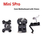Mini 5Pro core motherboard components with vision sensors and connectors isolated on white