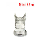 White drone inner shell frame for Mini 3 Pro with CE label on white background