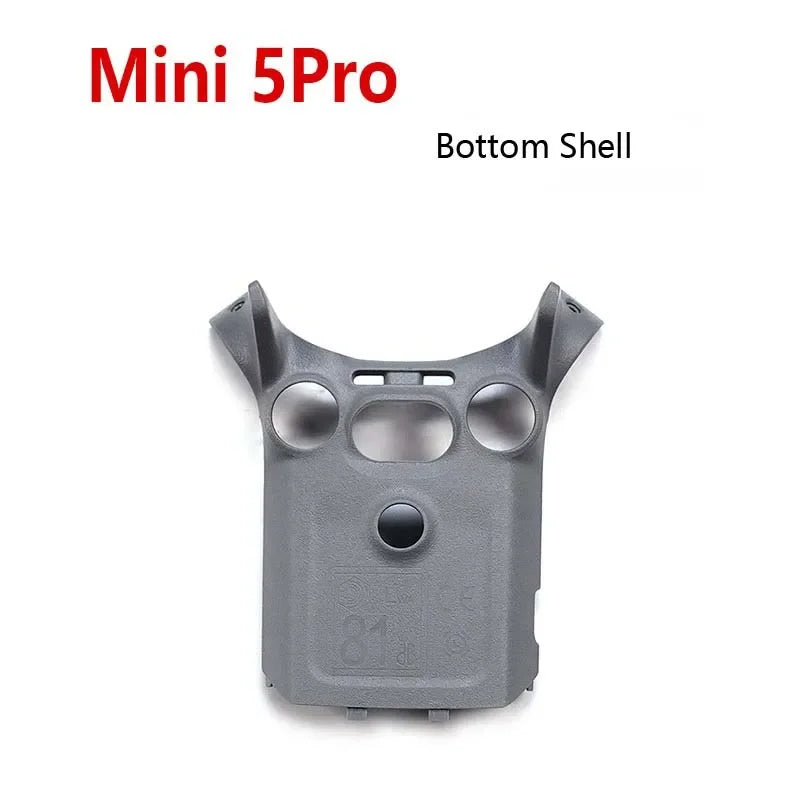 Mini 5Pro drone bottom shell replacement part in gray plastic