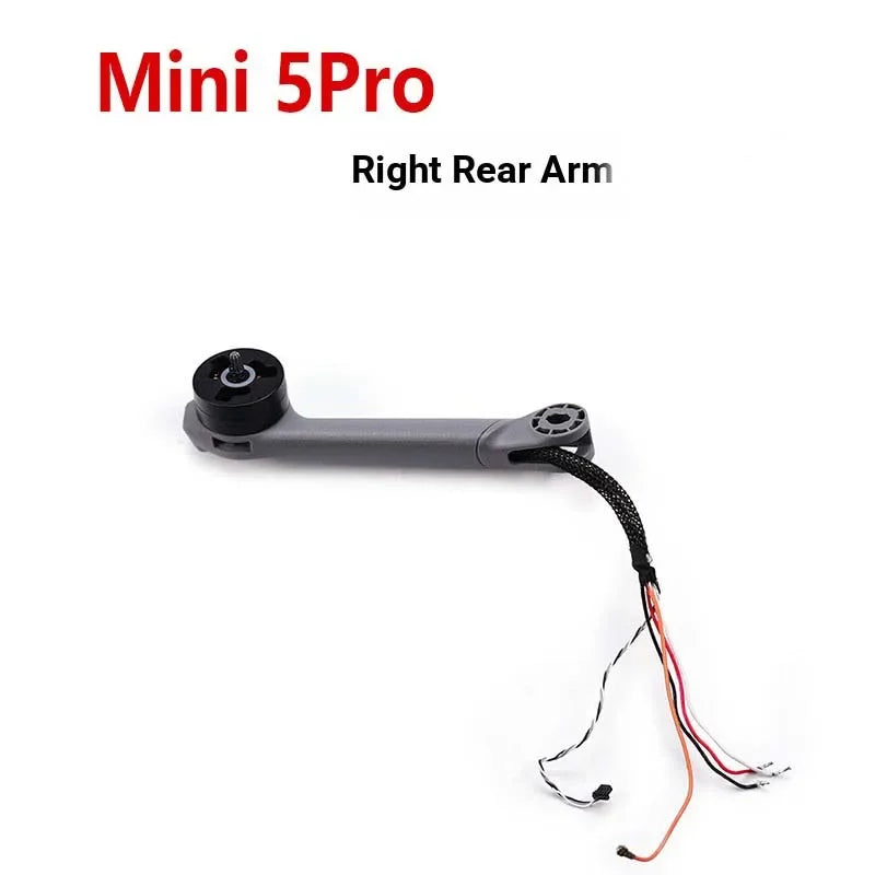 Mini 5Pro right rear arm drone replacement part with motor and wiring harness
